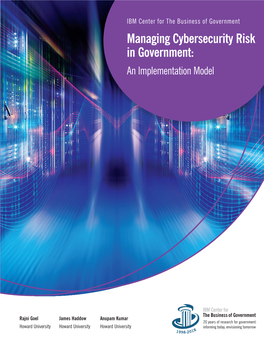 Managing Cybersecurity Risk in Government: an Implementation Model