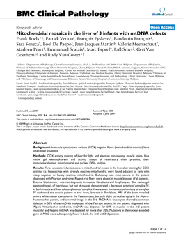 View of Cryostat Section; Islet of Stained Cells Sur- Liver:Figure Ultrastructure 8 and Reaction for Cytochrome Oxidase Rounded by Unstained Parenchyma