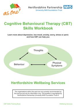 Cognitive Behavioural Therapy (CBT) Skills Workbook