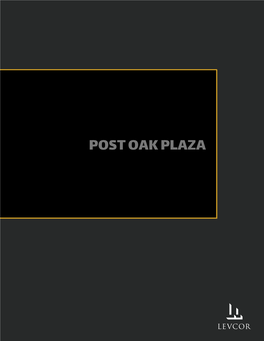 POST OAK PLAZA POST OAK PLAZA Houston, Texas