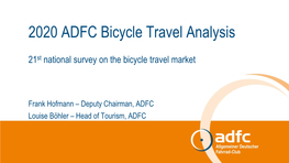 ADFC-Travelbike-Radreiseanalyse 2018