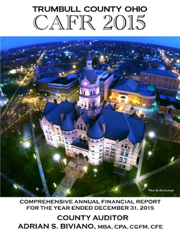 Trumbull County, Ohio Comprehensive Annual Financial Report for the Year Ended December 31, 2015