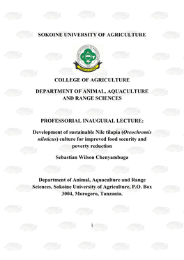 College of Agriculture