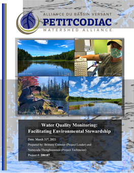 Water Quality Monitoring: Facilitating Environmental Stewardship