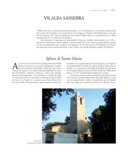 Vilalba Sasserra / 1551 VILALBA SASSERRA