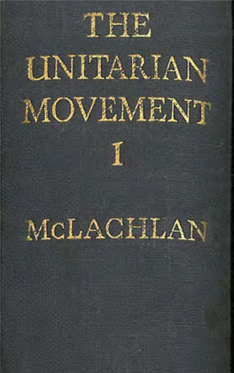 1934 Unitarian Movement.Pdf