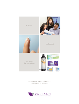 2015 Valeant Pharmaceuticals Annual Report