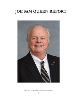 Joe Sam Queen Report