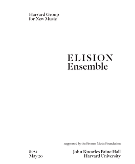 ELISION Ensemble