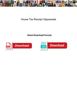 House Tax Receipt Vijayawada