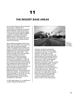 Ch. 11. the Resort Base Areas