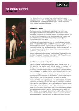 The Nelson Collection Factsheet 2