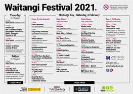 Waitangi Festival Is a Family- Friendly Event Free from Smoking, Waitangi Festival 2021