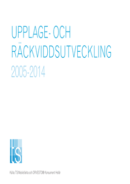 Upplage- Och Räckviddsutveckling 2005-2014