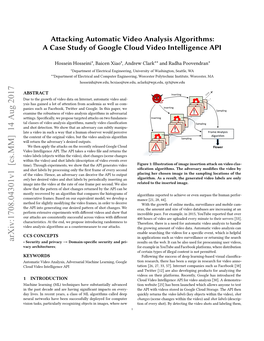 A Case Study of Google Cloud Video Intelligence API