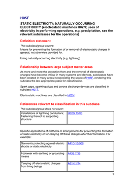 Electrostatic Machines H02N; Uses of Electricity in Performing Operations, E.G