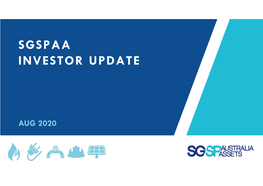 Sgspaa Investor Update