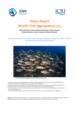 Status Report World's Fish Aggregations 2014