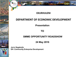 Department of Economic Development