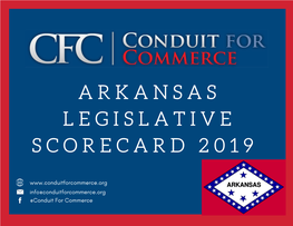 Arkansas Legislative Scorecard 2 0