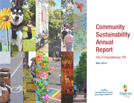 Community Sustainability Annual Report City of Charlottetown, PEI