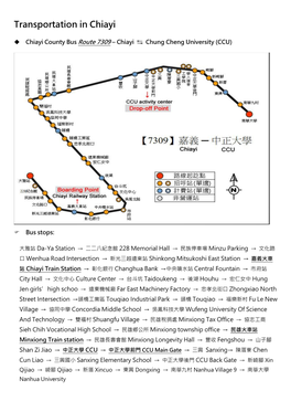 Transportation in Chiayi