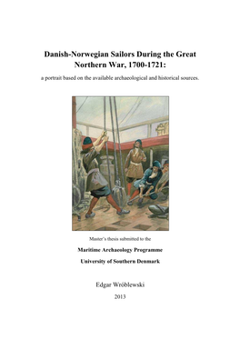Danish-Norwegian Sailors During the Great Nothern War, 1700-1721: A