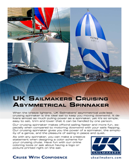 Uk Sailmakers Cruising Asymmetrical Spinnaker