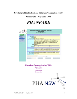 Phanfare May/June 2008