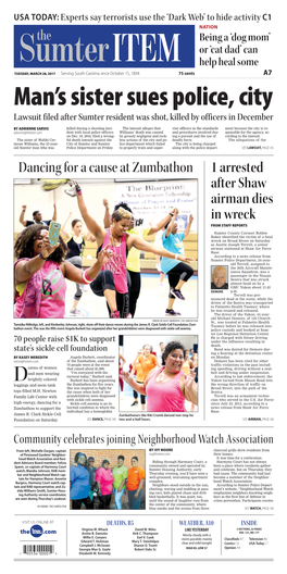 Dancing for a Cause at Zumbathon 1 Arrested After Shaw Airman Dies in Wreck from STAFF REPORTS
