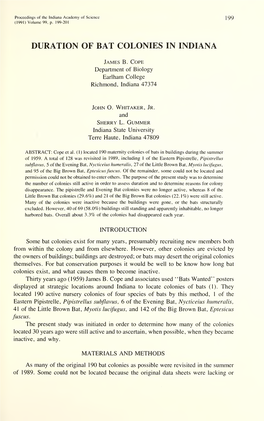 Proceedings of the Indiana Academy of Science \ 99 (1991) Volume 99, P