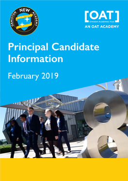 Principal Candidate Information February 2019 Ormiston NEW Academy Principal Candidate Information – February 2019