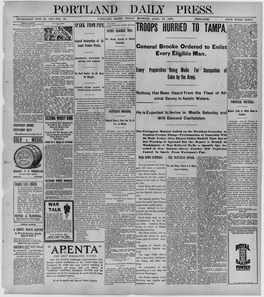 Portland Daily Press: April 29, 1898