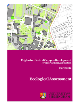 Ecological Assessment Edgbaston Central Campus Development Hybrid Planning Application Ecological Assessment