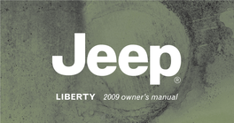 2009 Jeep Liberty Owner's Manual