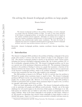 On Solving the Densest K-Subgraph Problem on Large Graphs