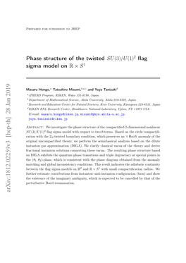 Phase Structure of the Twisted $ SU (3)/U (1)^ 2$ Flag Sigma Model On