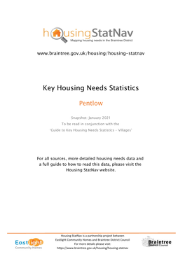 Key Housing Needs Statistics