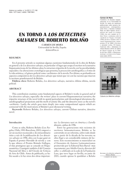 EN TORNO a LOS DETECTIVES Bola