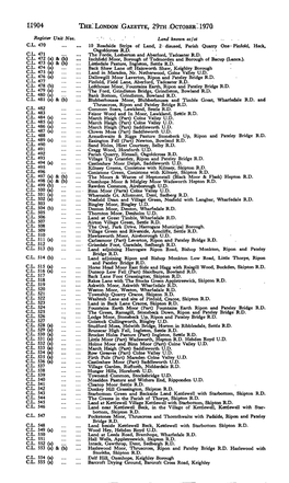 H904 THE!LONDON GAZETTE, 29Ra .OCTOBER: 1970