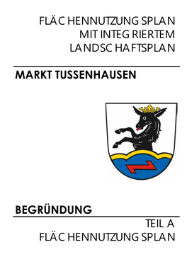 Flächennutzungsplan Mit Integriertem Landschaftsplan Markt