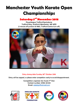 Manchester Youth Karate Open Championships