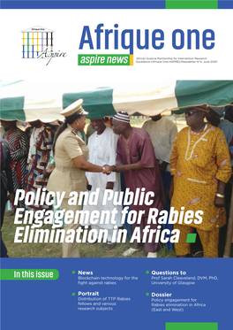 Policy and Public Engagement for Rabies Elimination in Africa