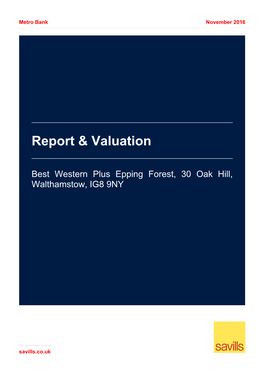 Report & Valuation