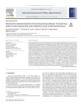 Dissociative Photoionization of Chromium Hexacarbonyl: a Round-Trip Ticket to Non-Statisticality and a Detective Story in Thermo