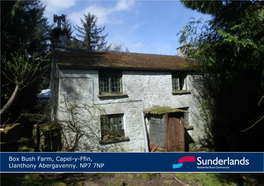 Box Bush Farm, Capel-Y-Ffin, Llanthony Abergavenny. NP7 7NP Brief Description Accommodation