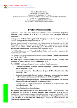 Profilo Professionale