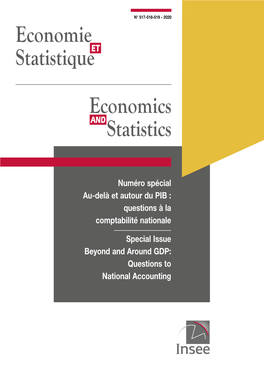 Economie Statistique Economics Statistics