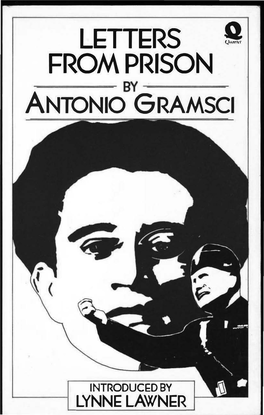 Letters 9 from Prison Antonio Gramsci