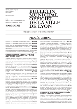 Bulletin Municipal Officiel